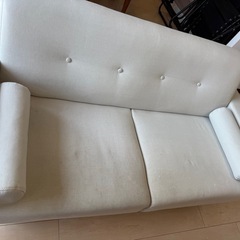 ニトリ　ソファ　白