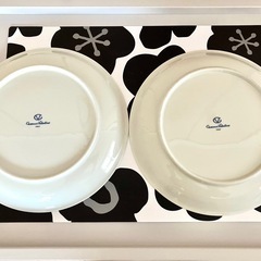 イタリア製 Giovanni Valentino 青白花柄皿 5枚セットの画像