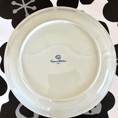 イタリア製 Giovanni Valentino 青白花柄皿 5枚セットの画像