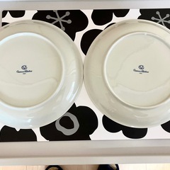 イタリア製 Giovanni Valentino 青白花柄皿 5枚セットの画像