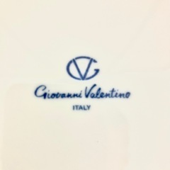 イタリア製 Giovanni Valentino 青白花柄皿 5枚セットの画像