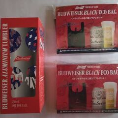 BWアルミタンブラー4、グラス3、エコバック２、シールの画像