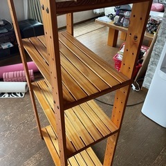 棚　
ウッドシェルフ　の画像