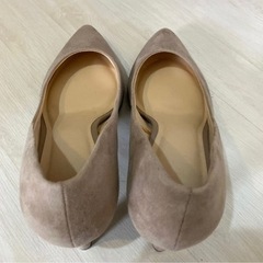 未使用　GU パンプス　ベージュ　25cm ヒール　レディース　オフィス　 カジュアルの画像