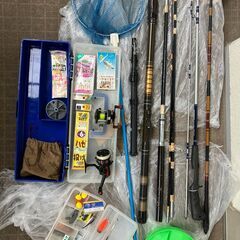 釣り道具差し上げます