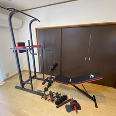 筋トレマシンセットです。新品同様早いもの勝ちです。