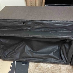 分解可能な2人掛けソファの画像