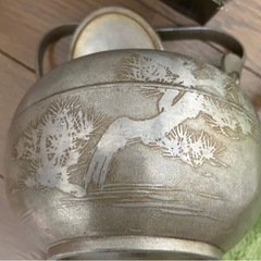 お屠蘇　錫　骨董品　　 茶道具 レトロ 急須 やかんの画像