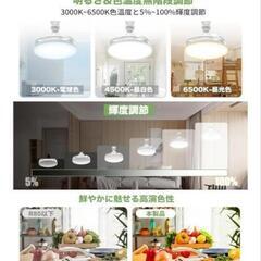 8～10畳【隱れ羽根設計】シーリングファンライト LED ファン付き照明 シーリングファン E26 扇風機 34W 5000lm【壁スイッチメモリー機能追加】ファンライト 天井ライト 照明器具 省エネ 無階段調光調色 DCモーター タイマー機能 空気循環 簡単取付 静音 軽量 薄型  おしゃれ 暑さ対策 リモコン/落下防止部品/引掛シーリング付き（2025業界初 日本限定）の画像