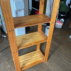 棚　
ウッドシェルフ　の画像