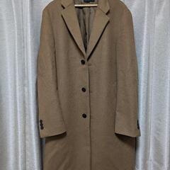 ユニクロ　UNIQLO　チェスターコート　カシミヤ入り　メンズ