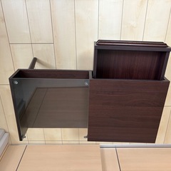ローテーブル　ディスプレイガラス　引き出し付
の画像