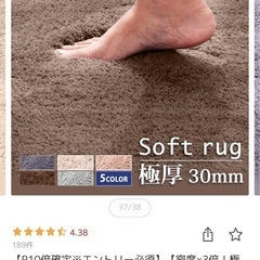 本日受け渡しのみ対応✖️カーペットの画像