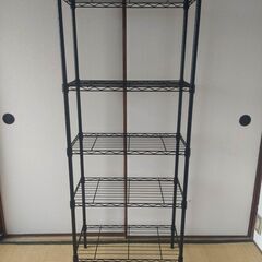 5段スチールラックの画像