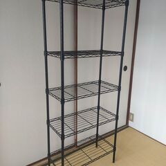5段スチールラックの画像