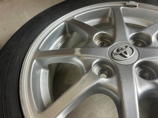 ダイハツ 純正 アルミホイール 4.5J 14インチ+45 PCD100-4穴 155/65R14 トヨタキャップ 4本