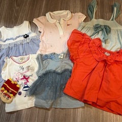 80サイズ　女の子服の画像