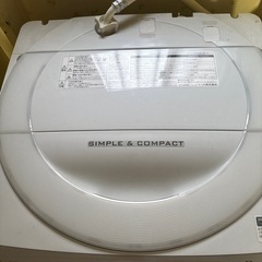 美品　シャープ　全自動電気洗濯機　2019年製の画像