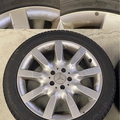 ☆ タイヤホイール 255/45ZR18 18インチ　5穴　2019年製　4本セット　8.5J×18H2　ET43の画像