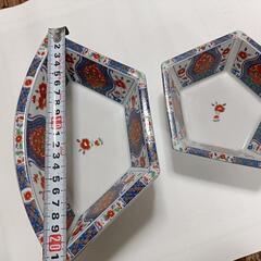有田焼　扇形皿 　　5角皿　お皿のみ　6点セットの画像