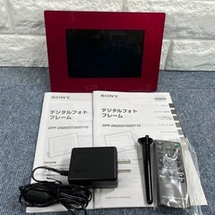 ★SONY★デジタルフォトフレーム7型レッドの画像
