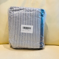 ✨新品✨敷きパッド2枚セット売り‼️冷感 極冷感 固定ゴムバンド 吸湿速乾 洗えるベッドパッド セミダブル ネイビー　洗い替えの画像