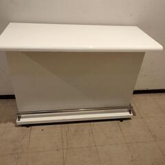 ニトリ　キッチンカウンター　ホワイト　120✕55の画像