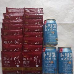 ハイボール3本　ドリップコーヒー16個の画像