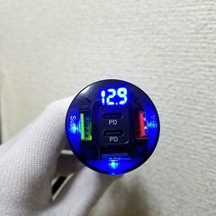 充電実績記載済★急速充電カーチャージャー★TypeA★TypeC★5ポートタイプ★iPhone★Android★iPad★1年保証の画像