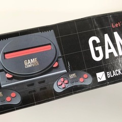 【未使用品】未開封 GAME COMPUTER ゲームコンピューター 内蔵ゲーム30種類 レトロゲーム ブラック ゲーム機本体の画像