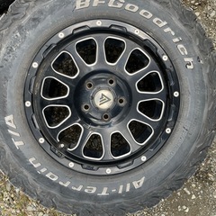 北海道札幌市近郊　PCD114.3 5穴　7j BFgood rich デリカ　直接引き取り歓迎！！の画像