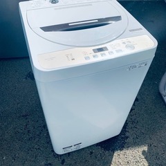 EJ5331番✨SHARP✨電気洗濯機 ✨ES-GE6D-T