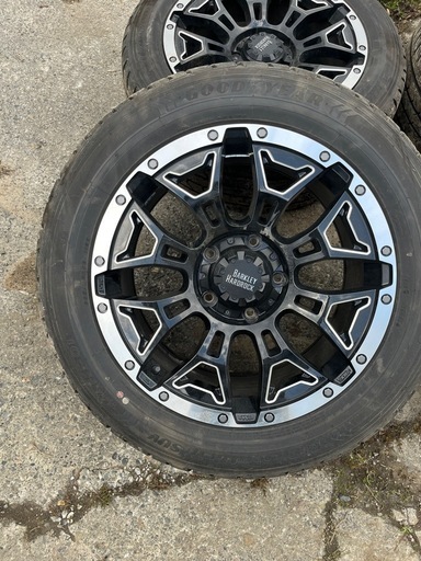 北海道札幌近郊　バークレイハードロック　PCD150 5穴　20インチ　9.5J ランクル ランドクルーザー　直接引き取り大歓迎