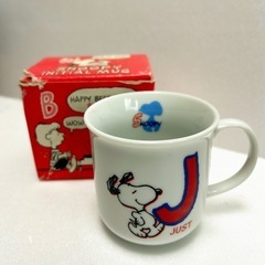未使用⭐︎SNOOPYマグカップ　イニシャルＪ