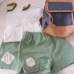 三里保育園　体操服、緑ズボン、リュック　※記名有