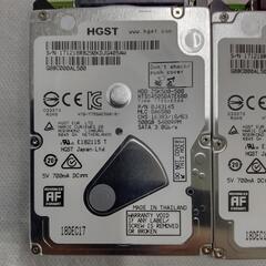 【中古】HGST Z5K500-500 2.5インチ　HDD　３台の画像