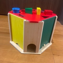 木のおもちゃ★型はめBOXの画像