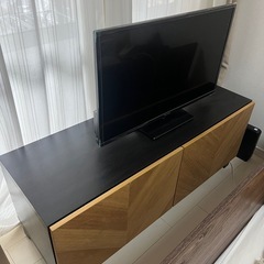 美品 イケア テレビボード ベストー  120センチ