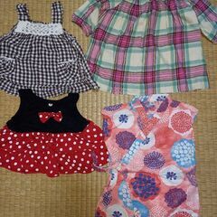 じんべえ　夏服　70　ワンピース　チュニック　ミニーちゃん