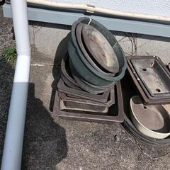 盆栽用 植木鉢 フルセット 中古 引き取りのみの画像