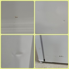 [八5229] Haier　ハイアール　2019年製　冷凍冷蔵庫　130L  JR-N130A   外形寸法　幅474㎜  奥行495㎜  高さ1128㎜の画像