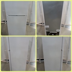[八5229] Haier　ハイアール　2019年製　冷凍冷蔵庫　130L  JR-N130A   外形寸法　幅474㎜  奥行495㎜  高さ1128㎜の画像