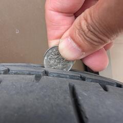 155 65 R14 タイヤバリ山　軽四サイズの画像