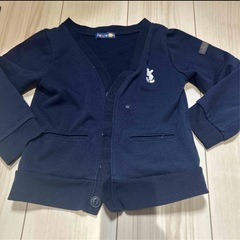 ミッキー紺色カーディガン　サイズ110