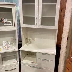 【愛品館 市原店】ニトリ｜ダリア80KB｜2枚扉キッチンボード