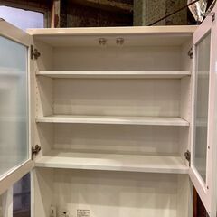 【愛品館 市原店】ニトリ｜ダリア80KB｜2枚扉キッチンボードの画像