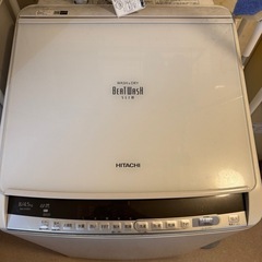 【お引渡し：6/10以降】 HITACHI 縦型洗濯乾燥機 BEATWASH(ビートウォッシュ) BW-DV80C の画像