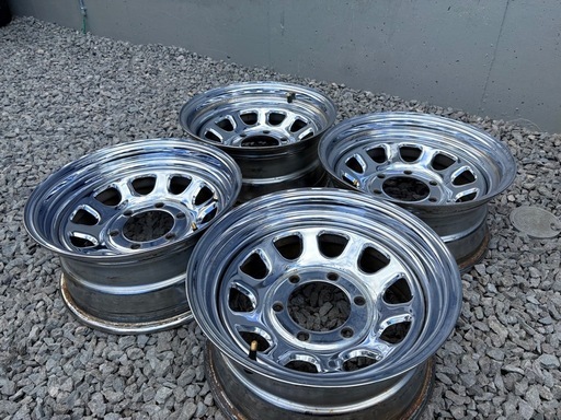 デイトナクロームメッキ深リム15インチホイール (たなまる) 永山の