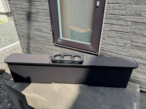 ハイエースセカンドテーブル　マットブラック1200㍉×300㍉×厚さ18㍉ ハイエースセカンドテーブル マットブラック1200㍉×300㍉×厚さ18