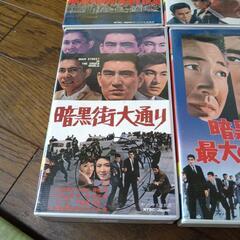 高倉健  映画  VHS  7本セット  ギャング  アクション映画  昭和30年代の画像